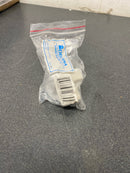 Deltana Modern Square KNOB, 1-1/4" X 1-1/4", Solid Brass (Brushed Brass)