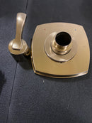 Delta Faucet Stryke 14 Series Single-Function Gold Shower Valve Trim Kit, Shower Handle, Delta Shower Trim Kit, Lumicoat Champagne Bronze T14076-CZ-PR (Valve Not Included)