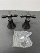 Delta H695RB Cassidy Two Cross Bath Roman Tub Handle Kit - Venetian Bronze