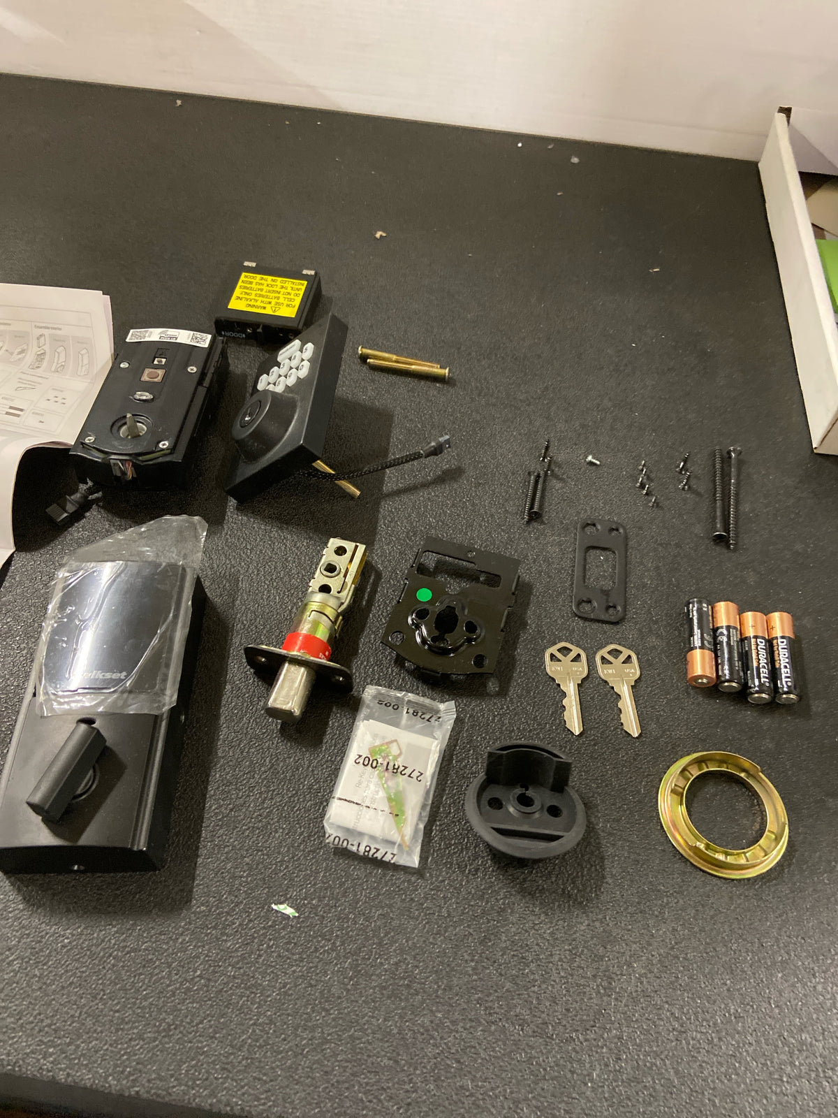 Kwikset HC620CNTZW700LR-514S Home Connect Contemporary Keyless Entry Electronic Keypad Deadbolt with Z-Wave and SmartKey - Matte Black