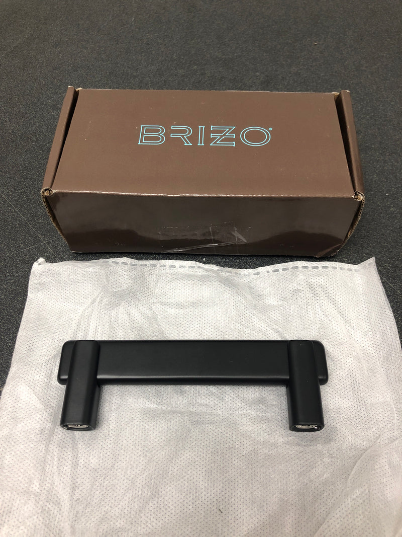 Brizo 699167-BL Allaria 4 Inch Center to Center Bar Cabinet Pull - Matte Black