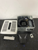 Broan AE80BL InVent Series 80 CFM 1.5 Sone Ceiling Mounted HVI Certified Bath Fan with LED Light - White