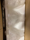 Minka Lavery 5723-77 3 Light 23" Width Bathroom Vanity Light with Clear Seeded Shade from the Seeded Bath Art Collection - Chrome