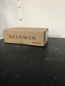 Baldwin PSTUBCRR044 Tube Passage Leverset with Contemporary Round Rose - Satin Brass