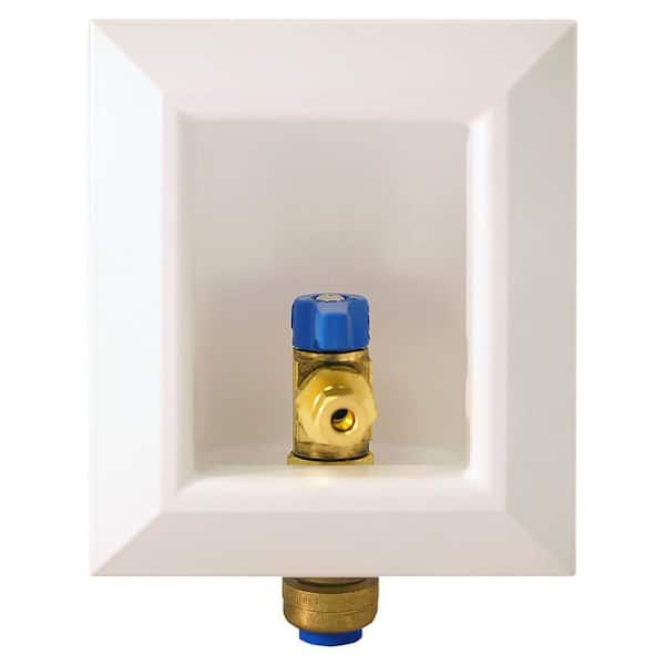 Tectite FSBBOXIM 1/2 in. Brass Push-to-Connect Ice Maker Outlet Box