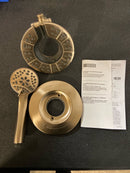 Delta 142840-CZ-I Arvo Pressure Balanced Shower System with Shower Head, Hand Shower, Shower Arm, Hose, and Valve Trim - Champagne Bronze