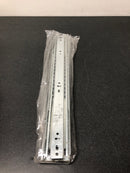 Hardware Resources 300FU16 300FU Series 16 Inch Full Extension Side Mount Ball Bearing Drawer Slide with 150 Lbs. Weight Capacity - Pair - Zinc