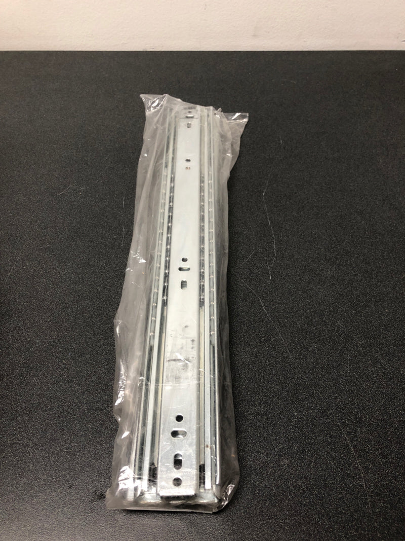 Hardware Resources 300FU16 300FU Series 16 Inch Full Extension Side Mount Ball Bearing Drawer Slide with 150 Lbs. Weight Capacity - Pair - Zinc