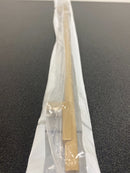 Alno A2903-14-CHP Vita Bella 14" Center to Center Modern Knurled Bar Large Cabinet Handle Pull with "L" Posts - Champagne