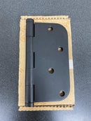 Baldwin 1140190I Radius Mortise Hinge, Black