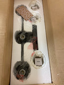 JONATHAN Y JYL1502A Liam 23.25" 3-Light Farmhouse Industrial Vanity Light with Bathroom Hardware Accessory Set, Oil Rubbed Bronze (5-Piece) - Towel Bar & Ring, Toilet Paper Holder, Robe Hook