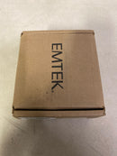 Emtek Privacy Set, Rectangular Rosette, Manning Lever (Left Hand, Polished Nickel)