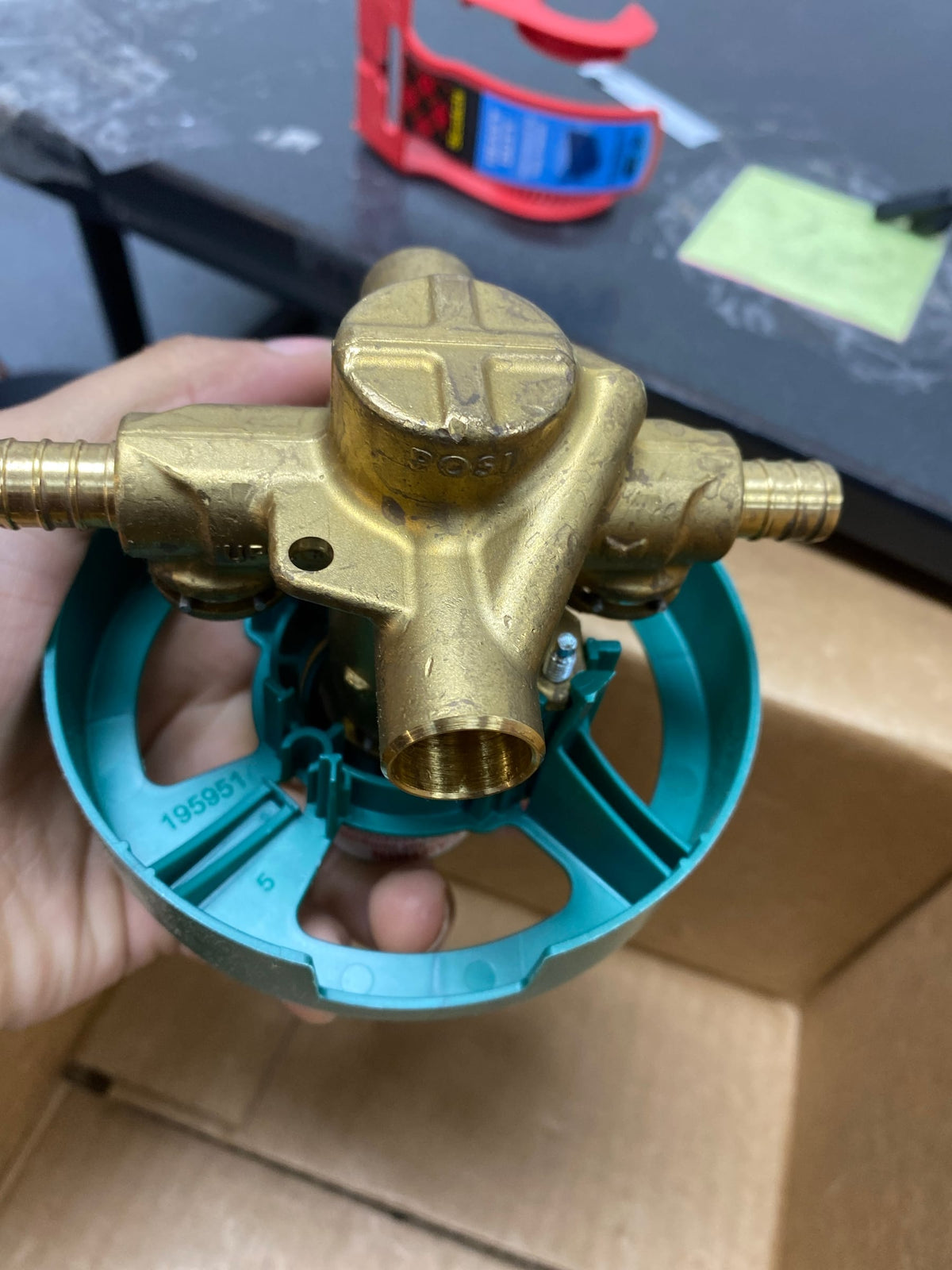 Moen 62360 1/2 Inch PEX Posi-Temp Pressure Balancing Rough-In Valve (With Stops) - N/A