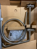 hansgrohe Croma Retrofit Shower Pipe in Brushed Nickel, 04527820