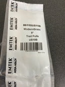 Emtek 86165 us10b trail pull 8 in ctc in bronze