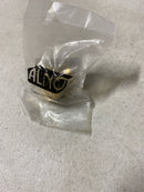 Alno A980-14-PB/NL Royale 1-1/4 Inch Solid Brass Stepped Round Mushroom Cabinet Knob / Drawer Knob - Unlacquered Brass