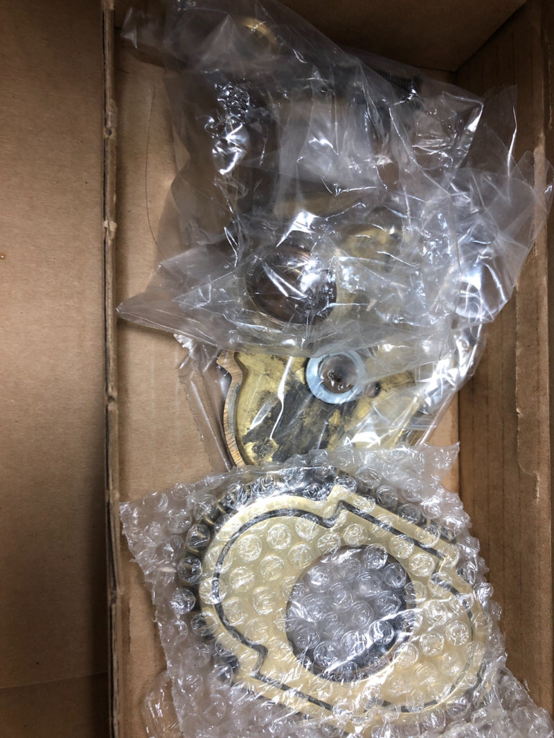 Emtek 4300US7 Knoxville Dummy Designer Brass Handleset - French Antique