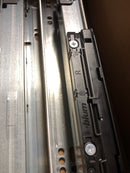 Blum 763H533-LOCK KIT MOVENTO 22 Inch Full Extension Concealed Locking Drawer Slides with 125 Pound Weight Capacity and Soft Close - Pair - Zinc