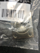 Baldwin 0392056 1-1/4 Inch x 1-1/2 Inch Flush Cabinet Pull - Lifetime Satin Nickel