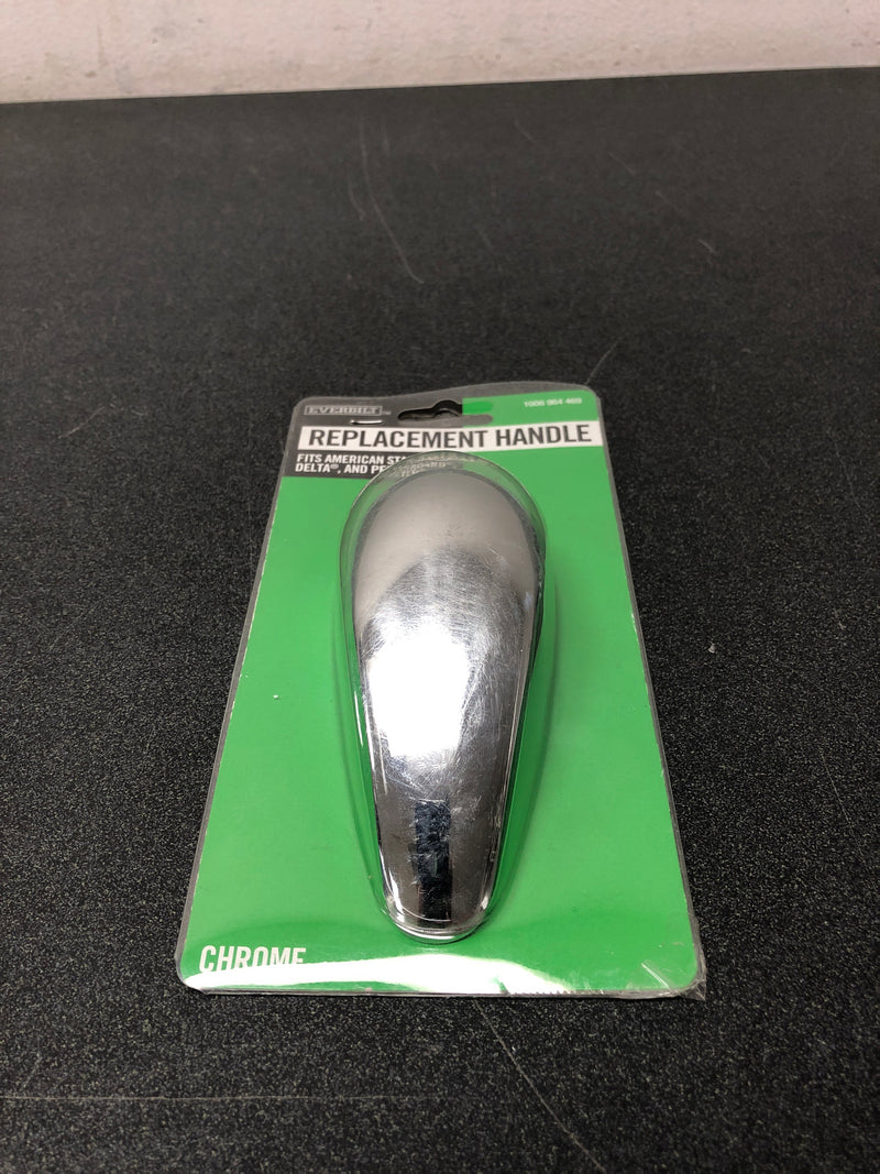 Everbilt 98738 Faucet Handle with Curved Neck Lever Handle Design in Chrome for American Standard, Delta, and Pfister Faucets