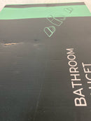 Androme A31A7B 8 in. Widespread Double Handle Bathroom Faucet with Metal Drain in Matte Black