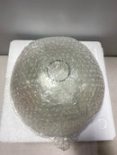 Elegant Lighting LD2210BR Baxter 10" Wide Semi-flush Globe Ceiling Fixture - Brass / Clear