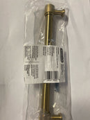 Amerock BP37746BBZ Faraday 7-9/16 Inch Center to Center Knurled Bar Cabinet Pull - Golden Champagne