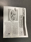 BRASS CRAFT CSSD44R-60P ProCoat Stainless Steel Straight Gas Connector with Excess Flow Valve