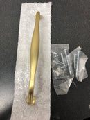 Signature Hardware 444199 Padilla 6-1/4 Inch Center to Center Handle Cabinet Pull - Satin Brass