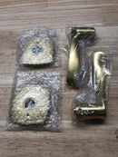 Emtek C520TRTUS4 Triton Brass Modern Privacy Door Leverset with the CF Mechanism - Satin Brass