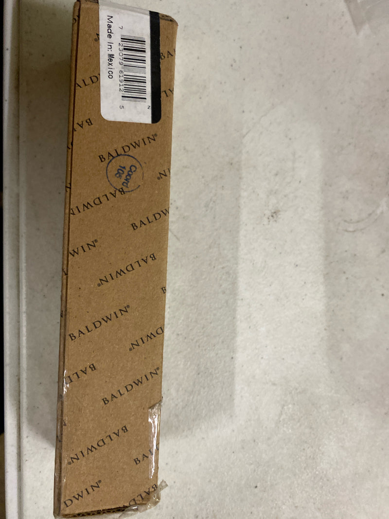 Baldwin 4432190BIN Gramercy 6 Inch Center to Center Handle Cabinet Pull from the Estate Collection - Satin Black