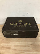 Signature Hardware 483859 Lexia Thermostatic Valve Trim - Less Valve - Matte Black