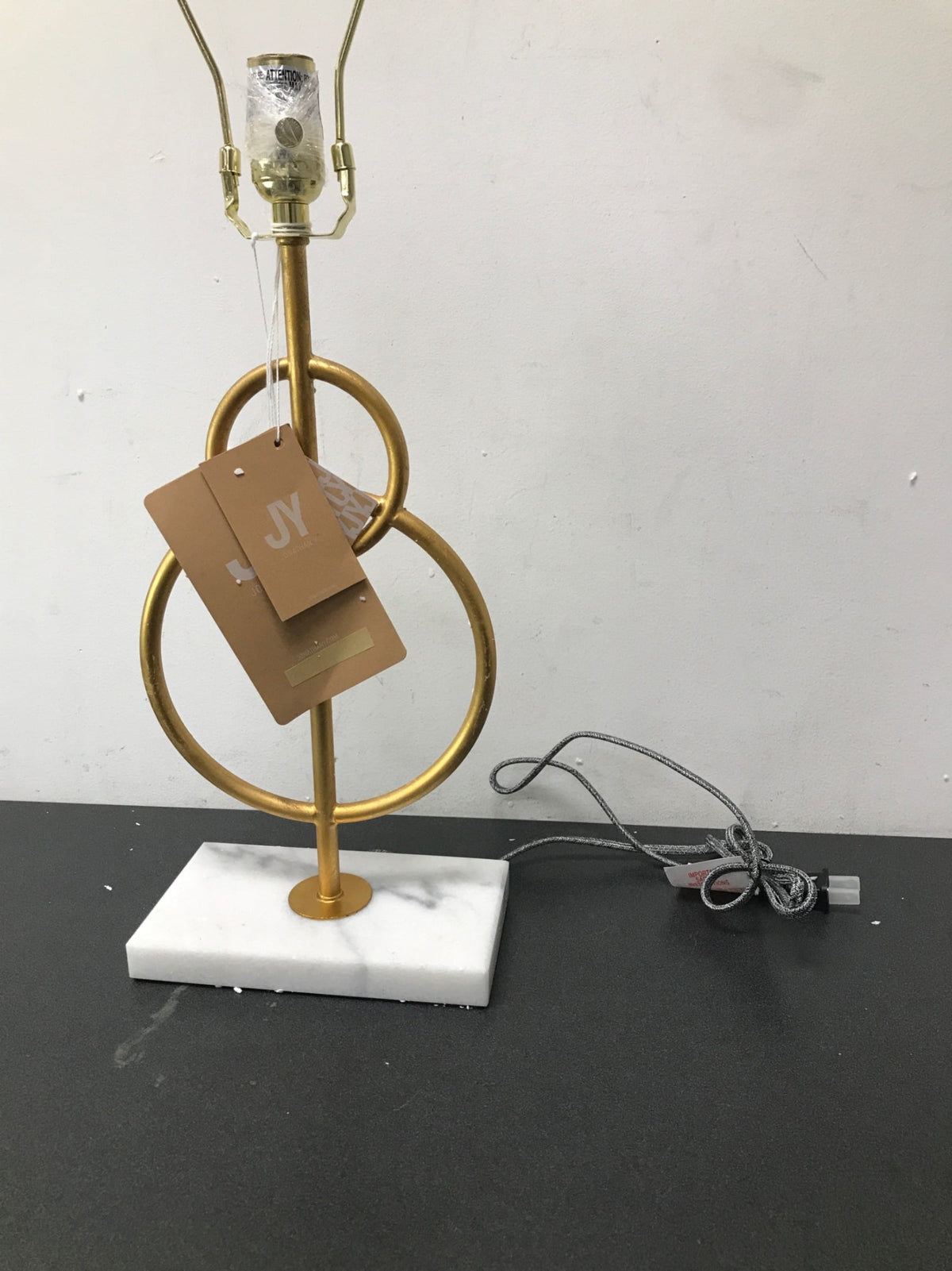 JONATHAN Y Lighting JYL1096A Haines 26" Tall LED Table Lamp - Gold Leaf