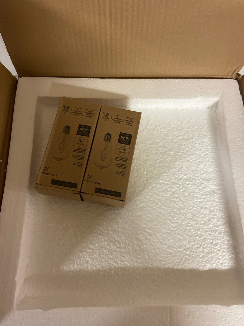 Jonathan y JYL7480A Cheshire 13 in. 2-Light Iron Rustic Farmhouse LED Flush Mount, Brown/Black