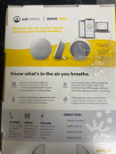 Airthings 2928 Wave Mini Battery Operated Smart Indoor Air Quality Monitor with Mold-Risk Indication