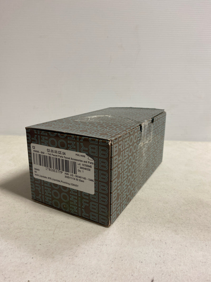 Brizo HW665-BNX Beauclere Wheel Handles for Roman Tub Faucet - Brilliance Black Onyx