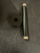 American Standard 1660186.243 Ceiling Mount Rain Shower Head Shower Arm 6 inch, Matte Black