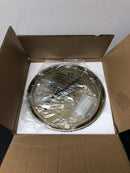 Cargifak Flush Mount Light Fixture, 12 inch 2-Light Modern Ceiling Light with Brass Gold Finish for Hallway Kitchen Laundry Bedroom, 4822-BB