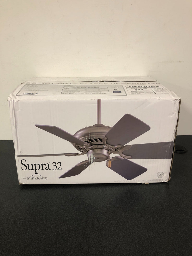 MinkaAire Supra 32" 6 Blade Indoor Ceiling Fan - White