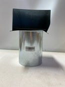 Zephyr AK00042 6 Inch Round Rain Proof Wall Exhaust Cap with Built In Damper and Mesh Bird Screen - Galvanized Steel