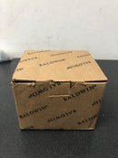 Baldwin 5015031FD 5015 Non-Turning Two-Sided Dummy Door Knob Set with 5048 Rose from the Estate Collection - Non-Lacquered Brass