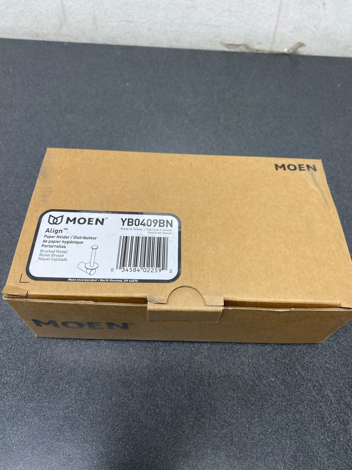 Moen YB0409BN Single Post Modern Toilet Paper Holder, Brushed Nickel
