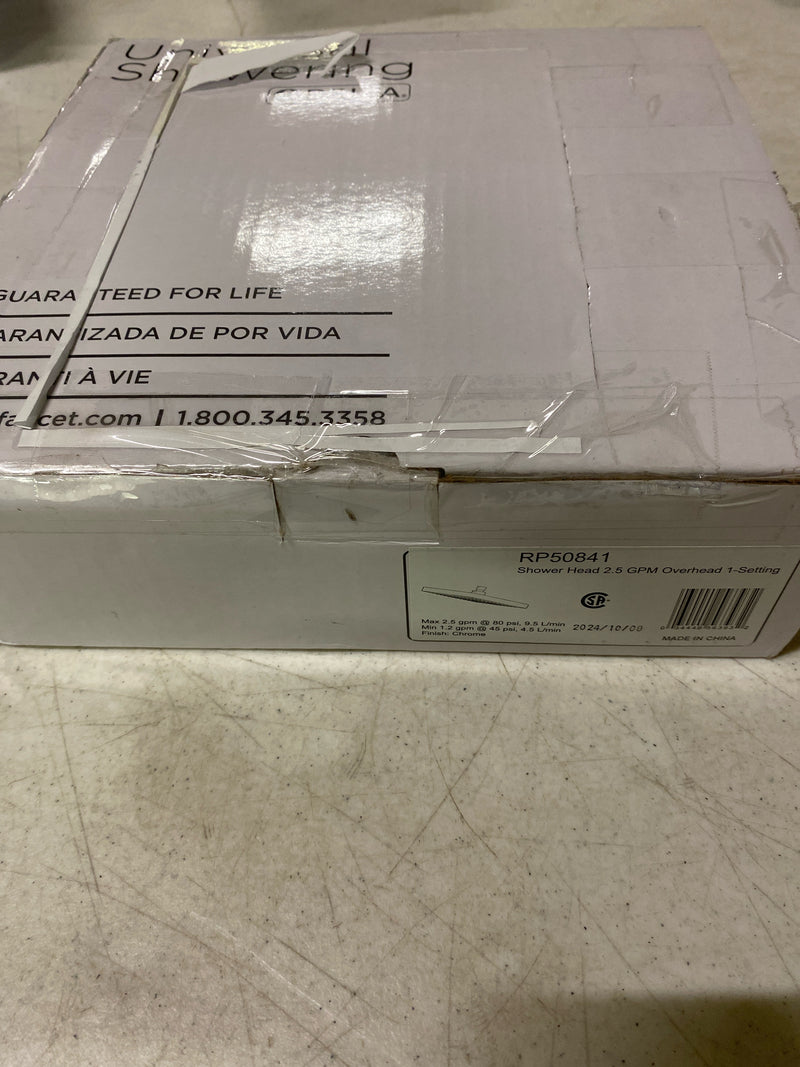 Delta RP50841 2.5 GPM 8" Wide Single Function Shower Head - Chrome