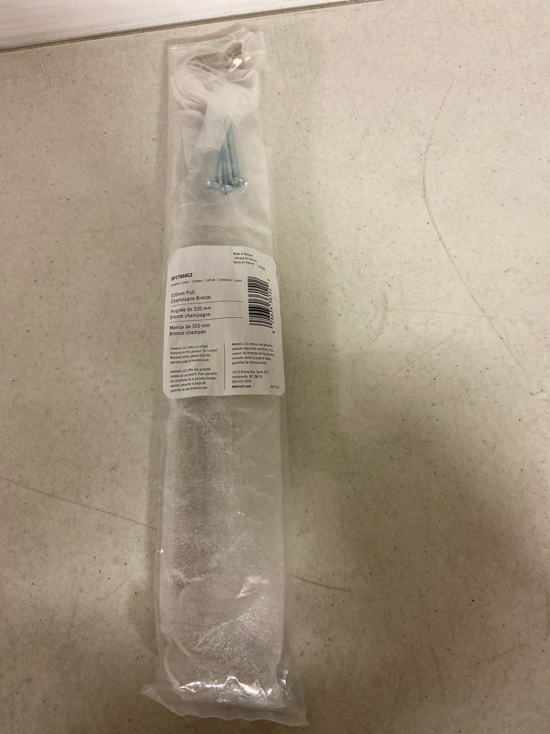 Amerock Coble 12-5/8 inch (320mm) Center-to-Center Champagne Bronze Cabinet Pull, BP37668CZ