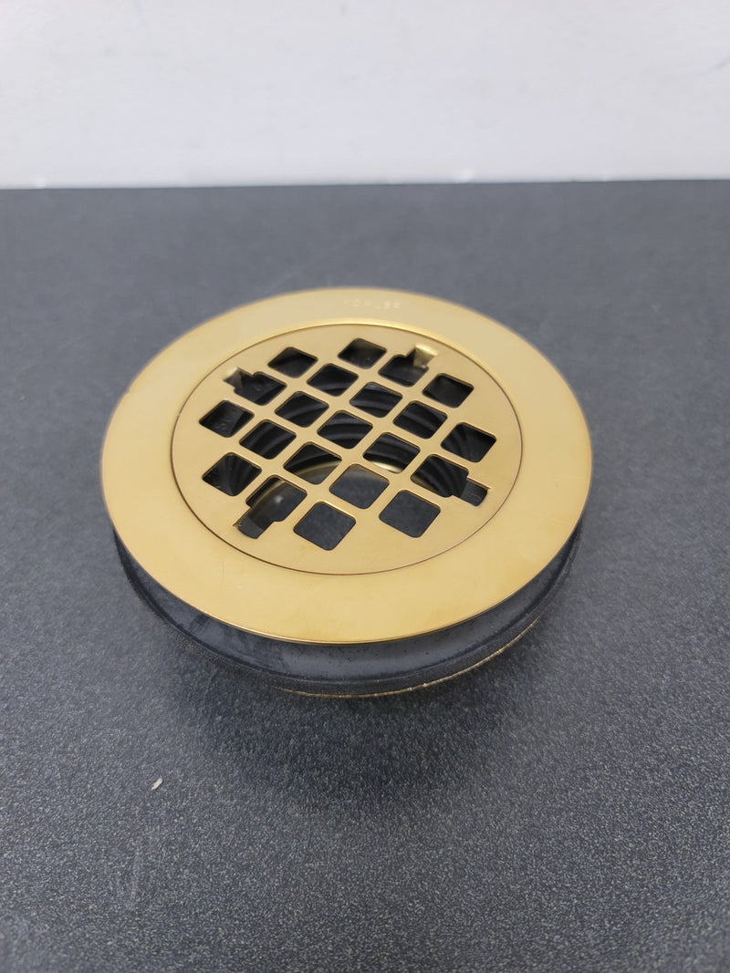 Kohler K-9132-2MB 4-3/8" Round Shower Drain - Vibrant Brushed Moderne Brass