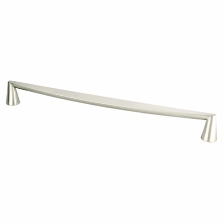 Berenson 2356-1BPN-P Domestic Bliss 12-1/2 Inch Center to Center Handle Cabinet Pull from the Classic Comfort Collection - Brushed Nickel