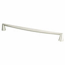 Berenson 2356-1BPN-P Domestic Bliss 12-1/2 Inch Center to Center Handle Cabinet Pull from the Classic Comfort Collection - Brushed Nickel