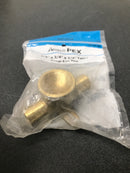 Apollo APXDET34 3/4 in. Brass PEX-B Barb x PEX-B Barb x Female Pipe Thread Drop-Ear Tee
