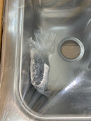 Kohler K-3363-1-NA Staccato 18-Gauge Stainless Steel 20 in. 1-Hole Drop-in Bar Sink