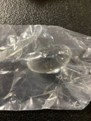 Amerock BP36651CBBR Glacio 1-3/4 in. (44mm) Modern Clear/Black Bronze Oval Cabinet Knob